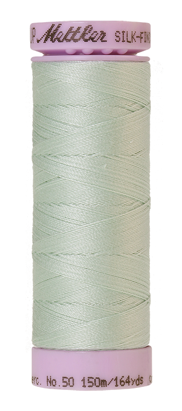 Fil de coton uni Mettler Silk-finish 50wt, 164 verges/150 m, Lustré