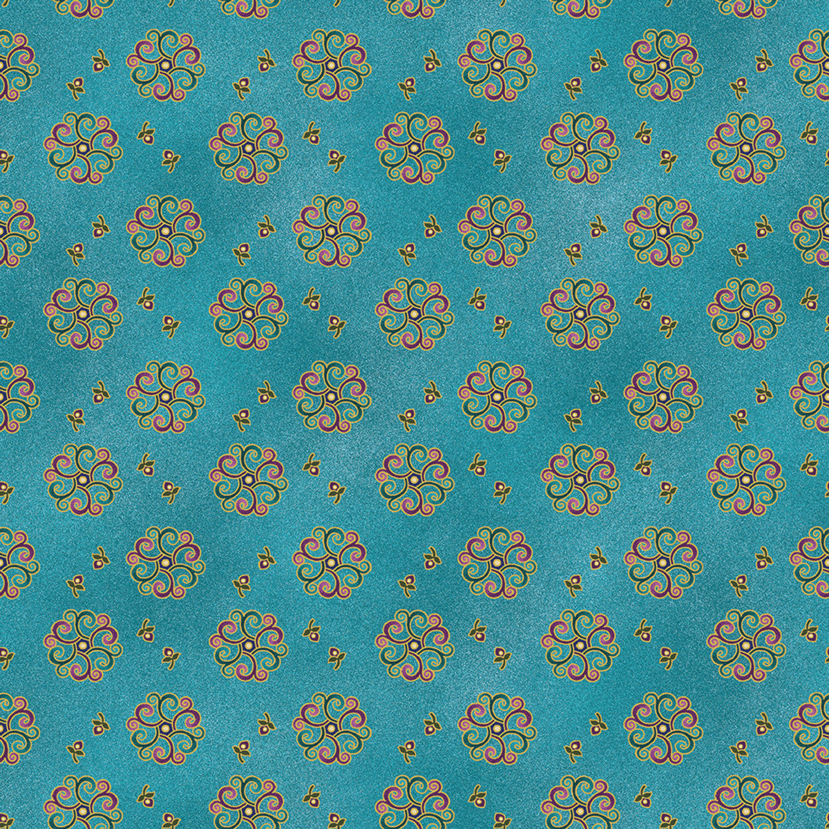 Shangri La by Painted Sky Studio - Teal