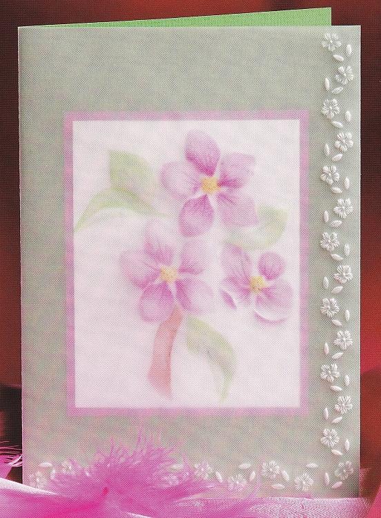 Book Pergamano Stenciling with Chalks