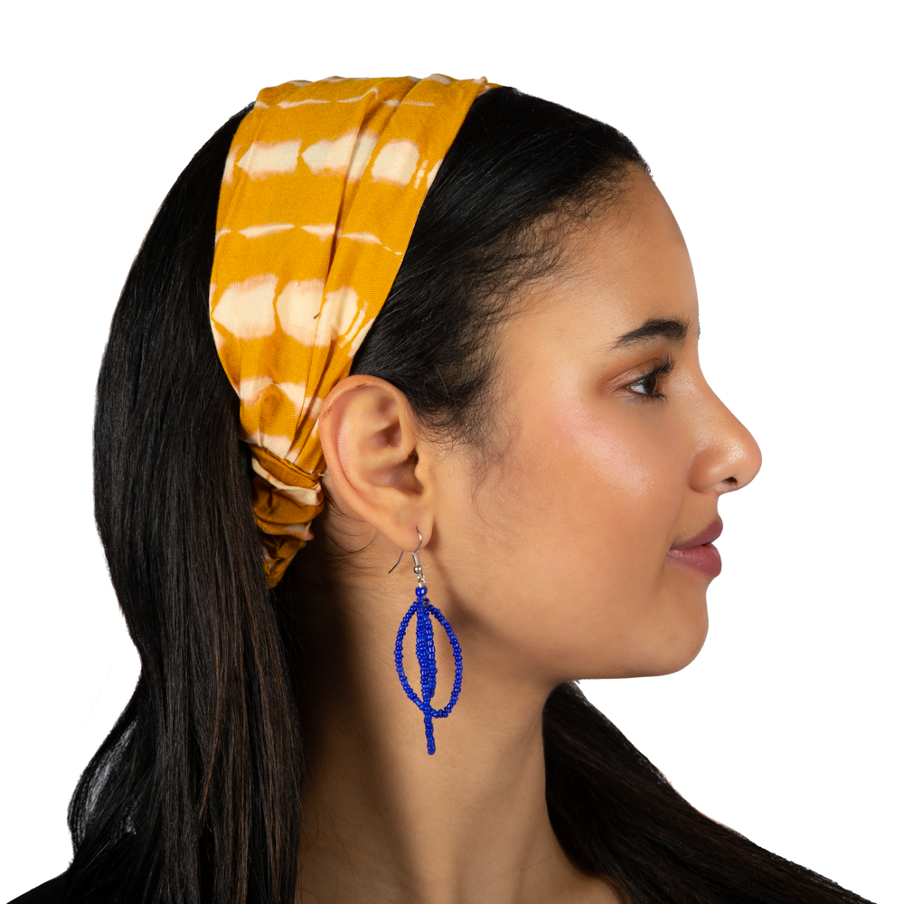 Tie Dye Bandana - Yellow