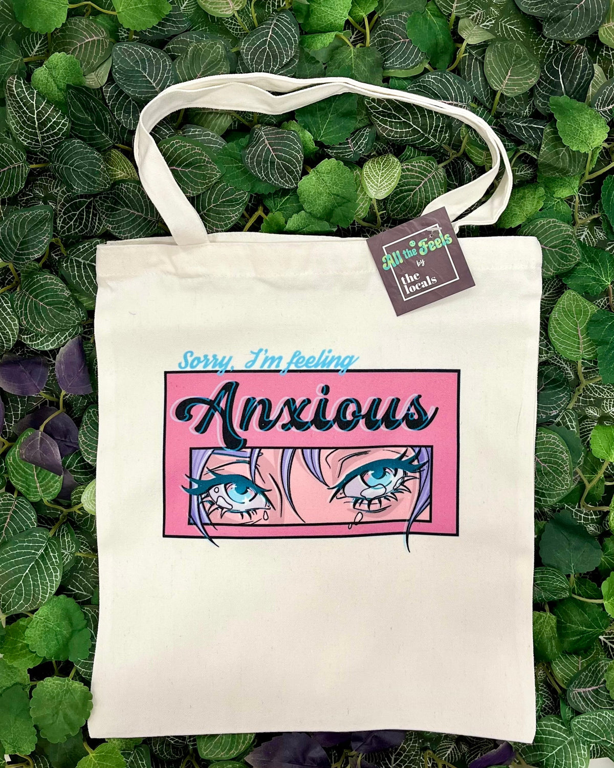 Sac fourre-tout "Désolé, je suis anxieux"