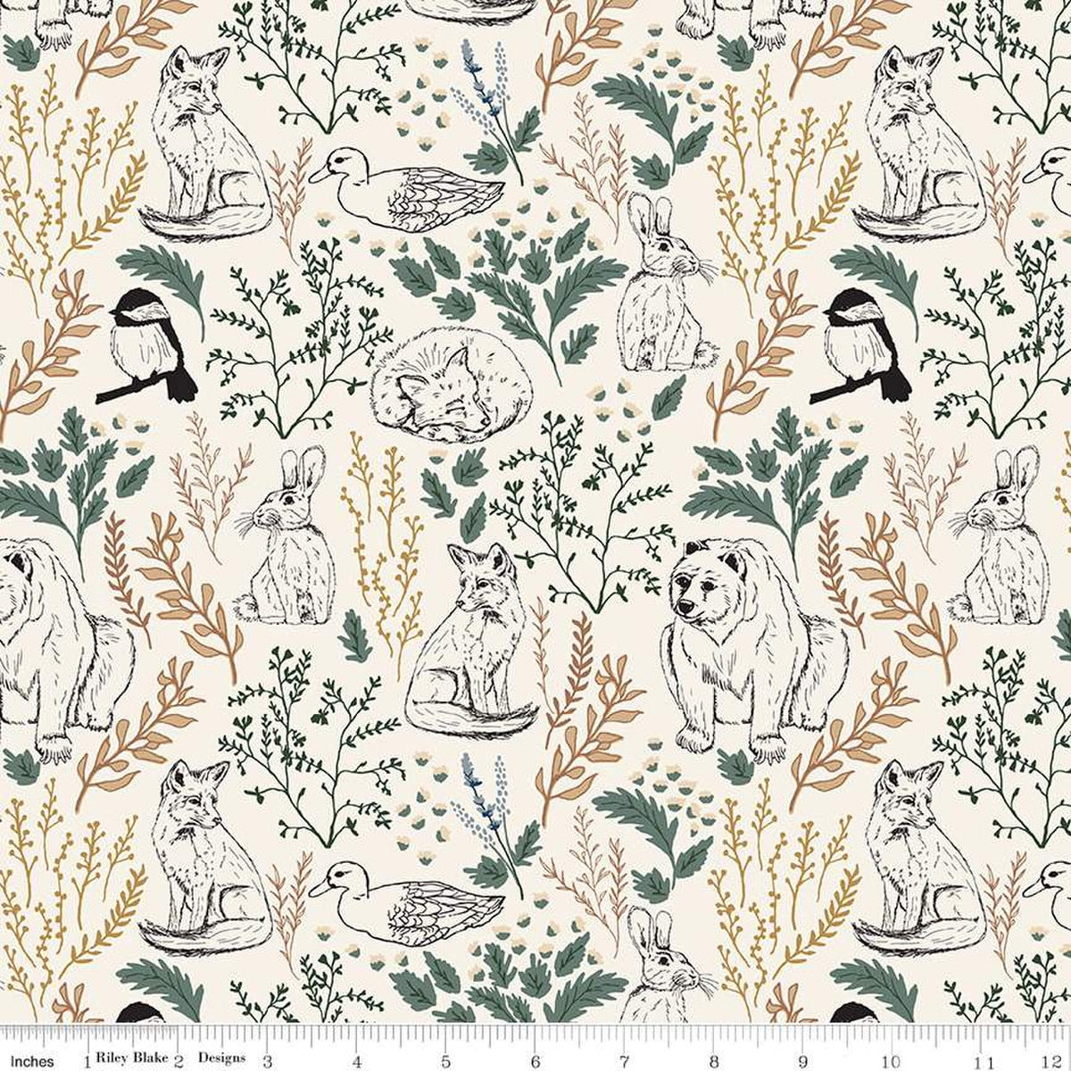 Riley Blake - Let's Wander - Crème principale - C16880-CREAM