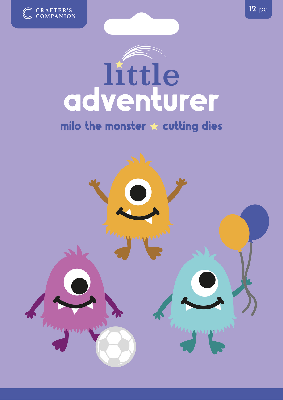 Crafters Companion Set de matrices métalliques - Milo le monstre