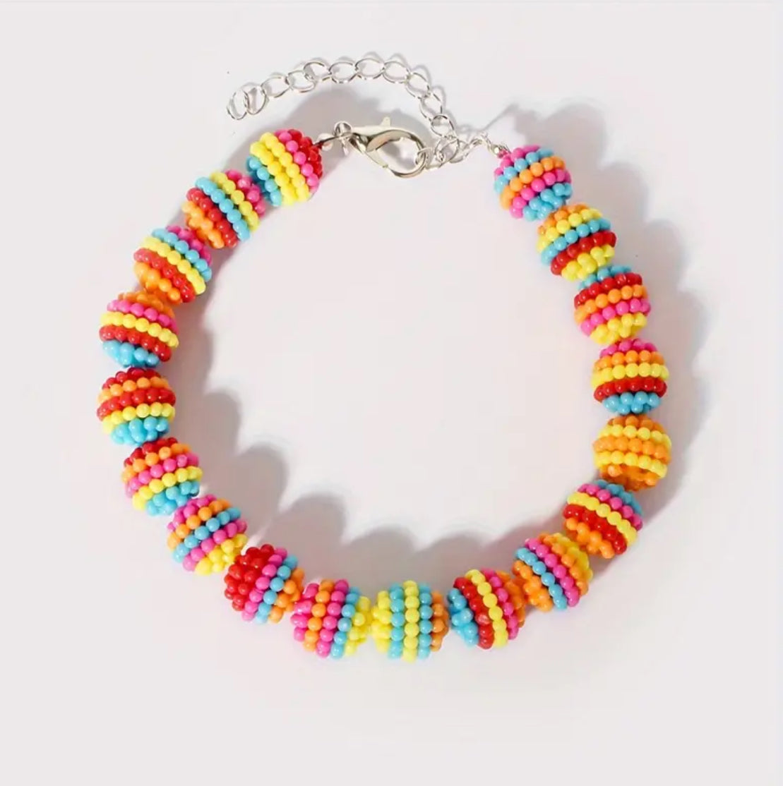 Collier de chien Pride | Collier de chien en perles