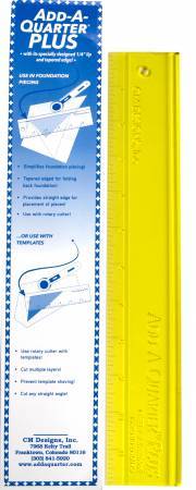 Add a Quarter 1/4" Ruler Yellow