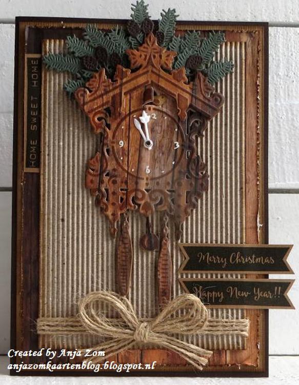 Marianne Design: Matrices de découpe Craftables - Matrice Horloge Coucou