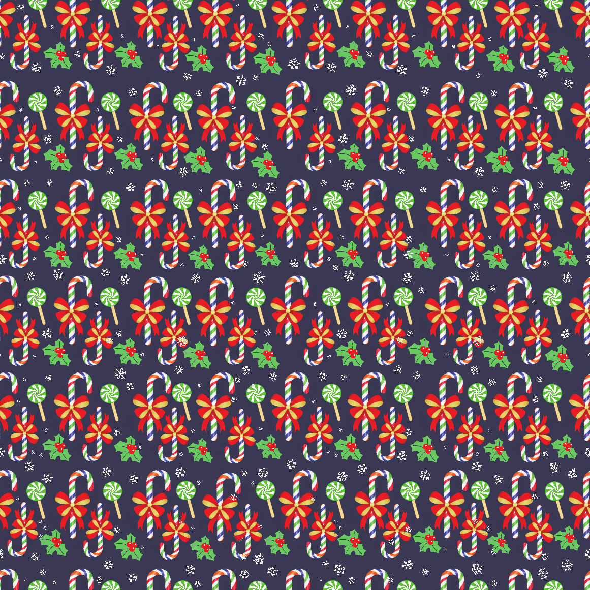 Craft HTV Christmas Candy Canes Pattern 5