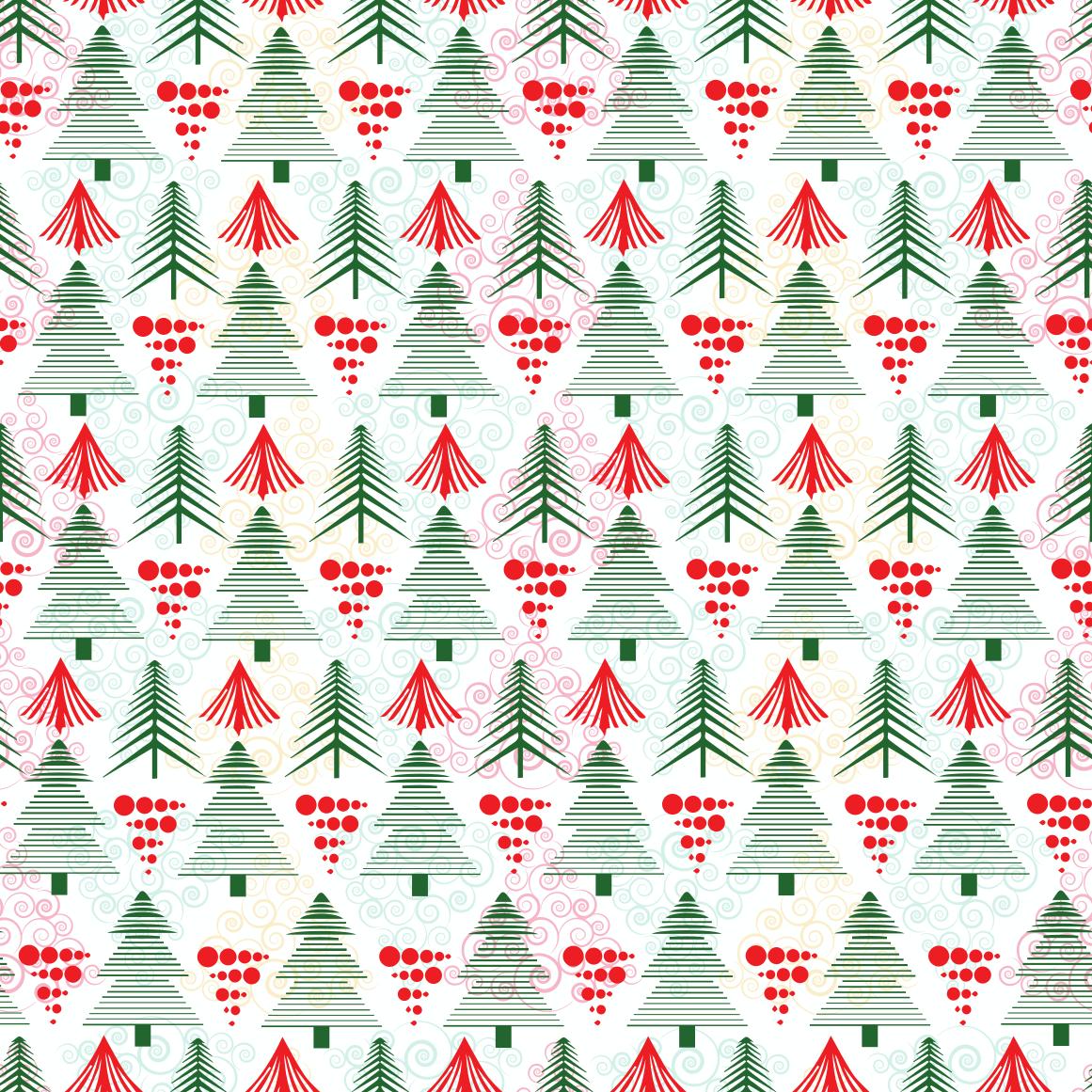 Craft HTV Christmas Trees Pattern 1