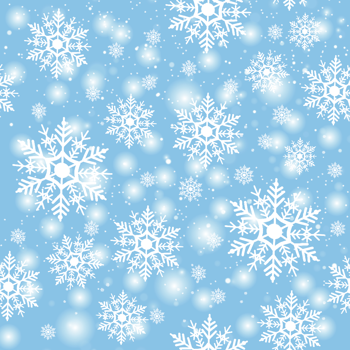 Vinyle Thermocollant Artisanat Bleu Blizzard Flocons de Neige - Motif de Noël 1