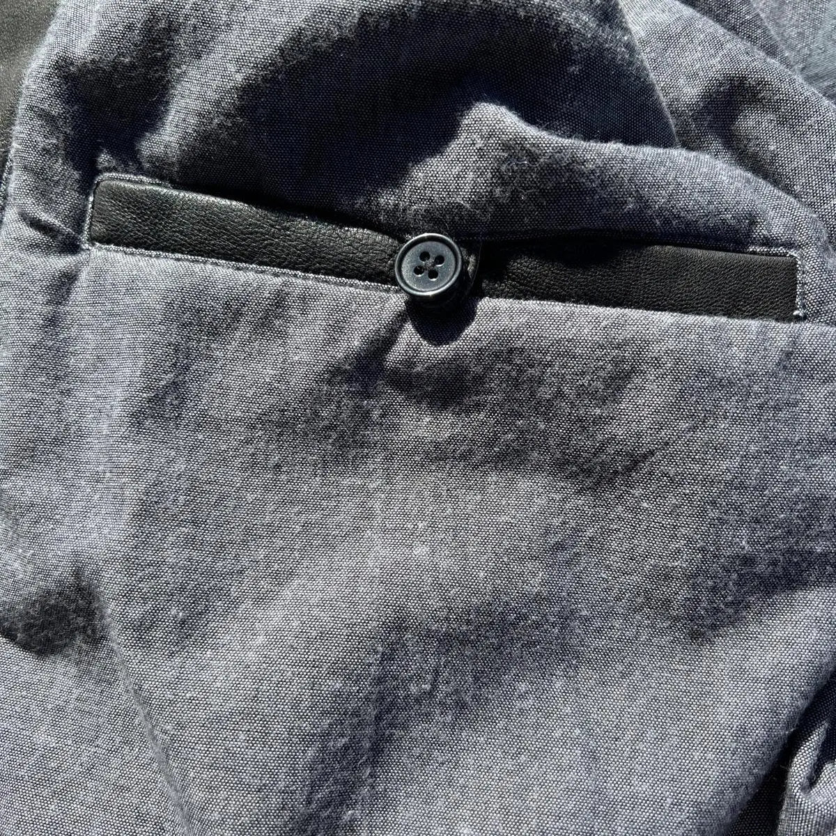 Veste classique en cuir d'agneau style Jean
