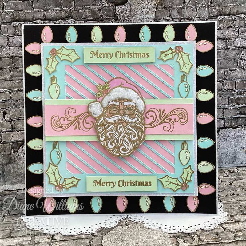 Matrice de coupe créative Sue Wilson Festive Pierced Lattice Background