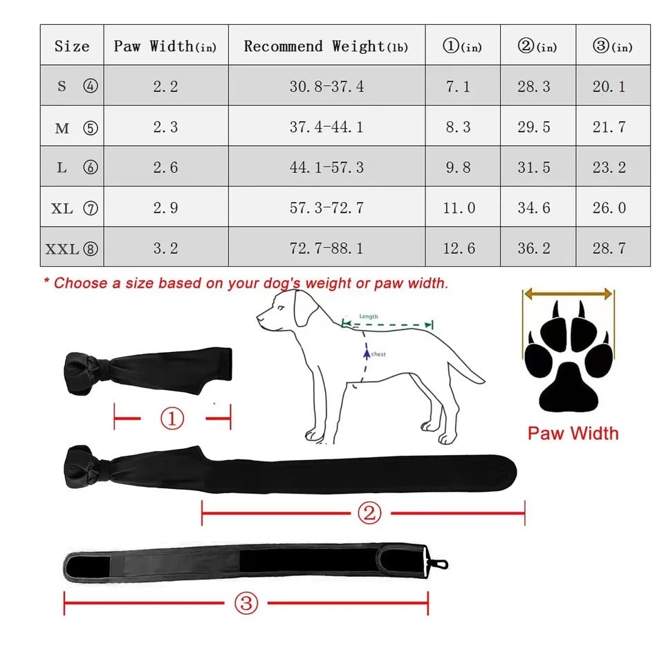 Bottes pour chien
