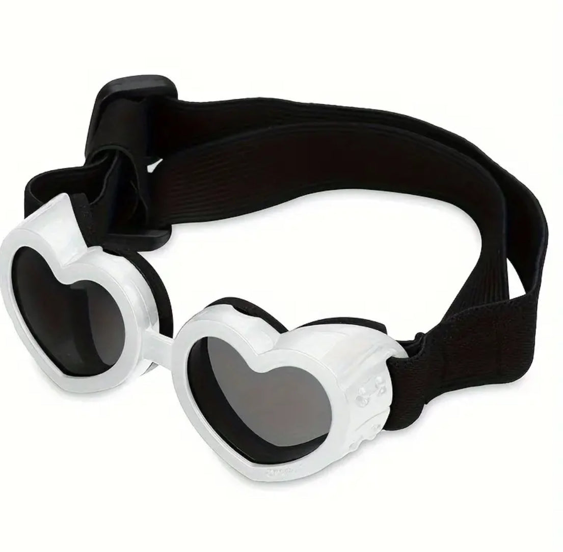 Lunettes en forme de cœur pour chien | Lunettes pour chien en forme de cœur