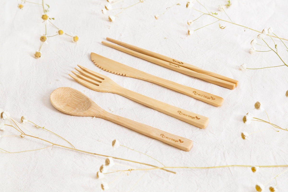 Fourchette en bambou naturel