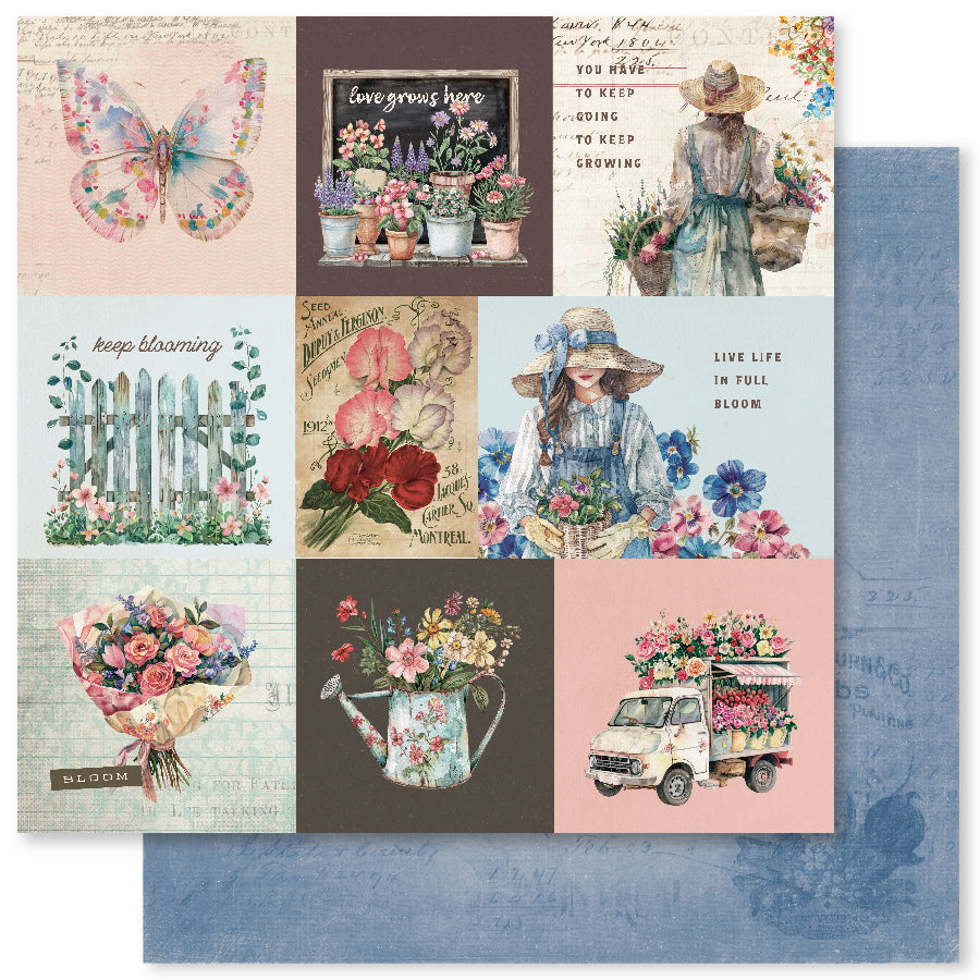 Flower Shoppe Basics A 12 x 12 Paper (12 pc Bulk Pack) 33660