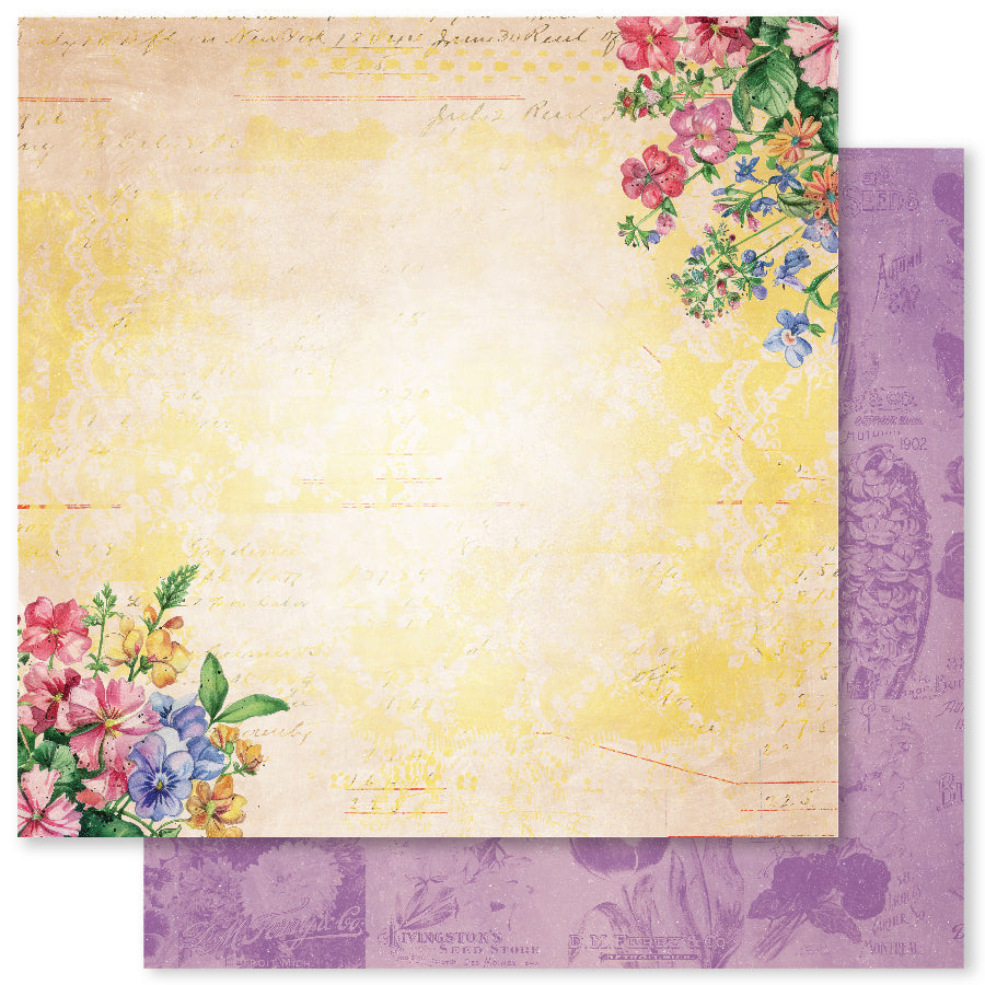 Collection de papiers « Flower Shoppe Basics » 15x15 cm 33678
