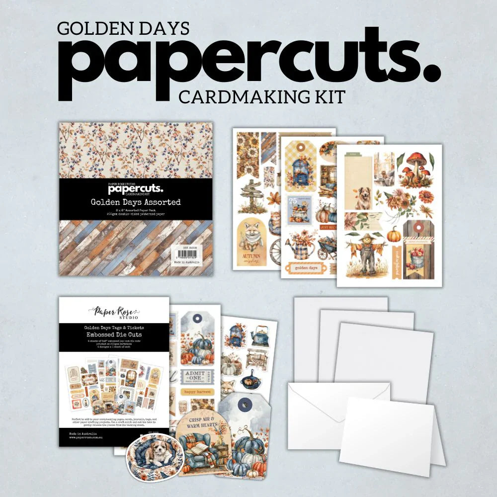 Kit de découpe en papier Golden Days 35308