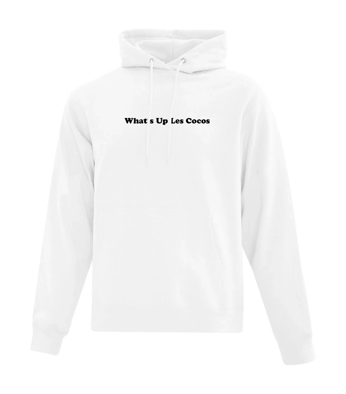 Hoodies Writing" What's Up Les Cocos" brodé