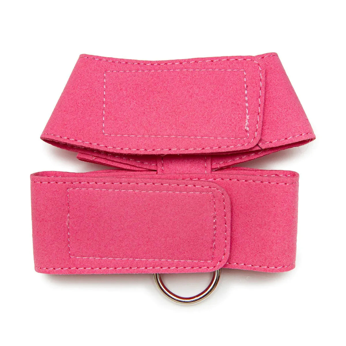 Ensemble harnais et laisse pour chien rose avec strass