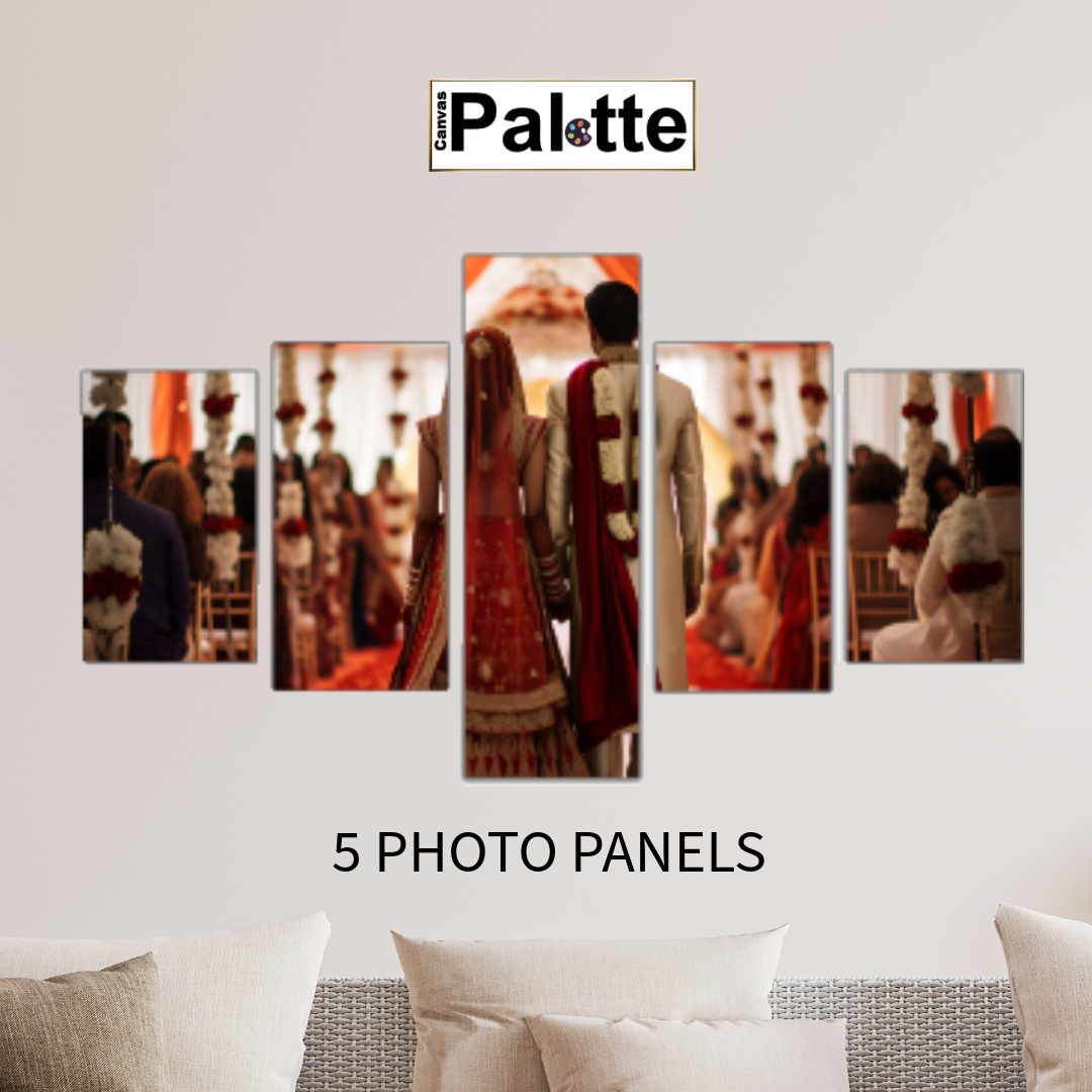 Split Canvas Print 5 Custom Multi Panel