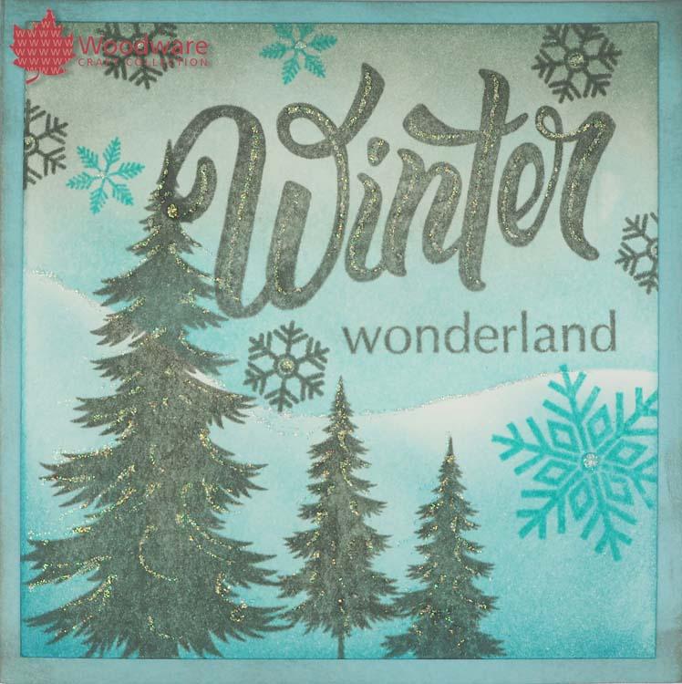 Woodware Clear Singles Pays des merveilles hivernal
