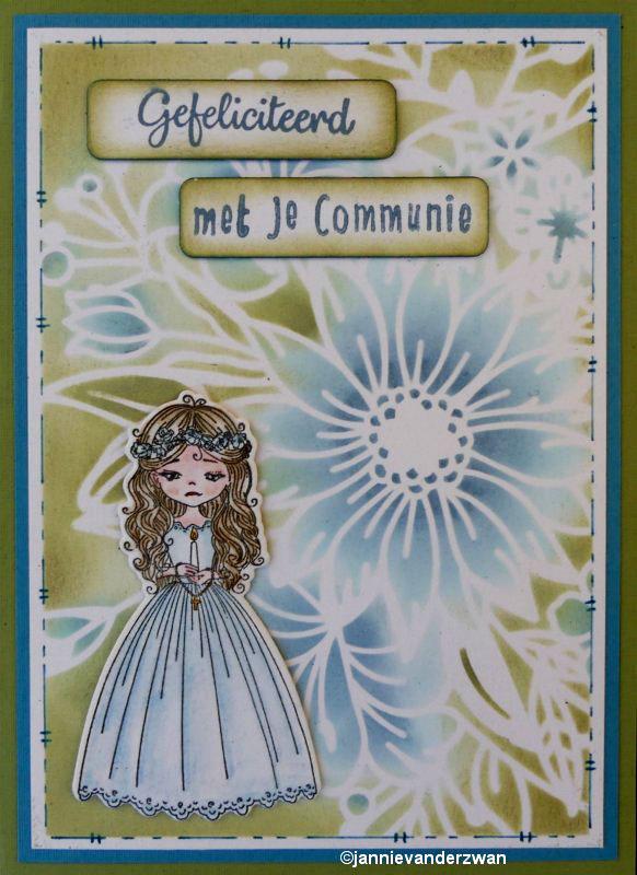 Kit tampon et matrice Just Me Fille Communion