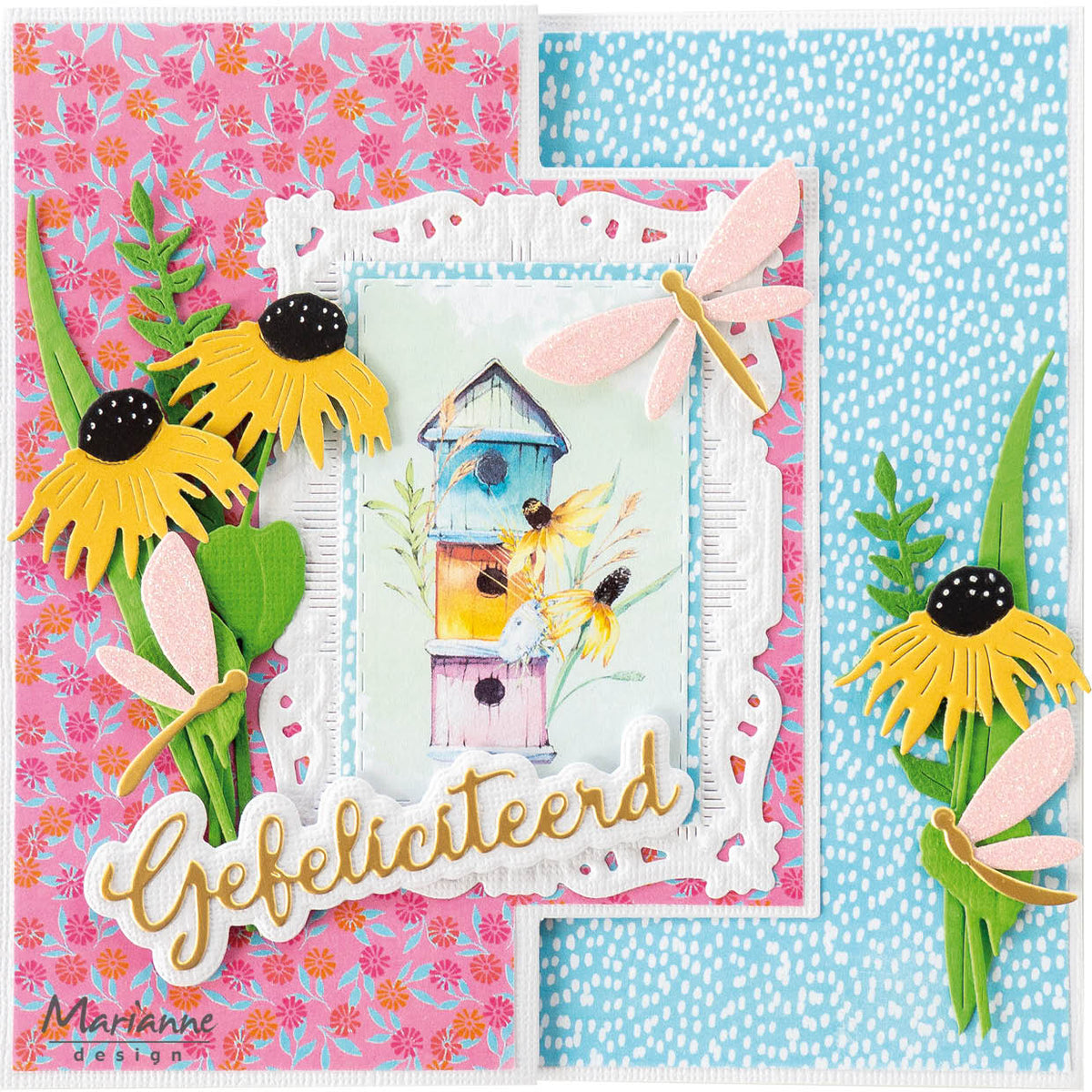 Marianne Design Cutting Sheet - Happy Gardners