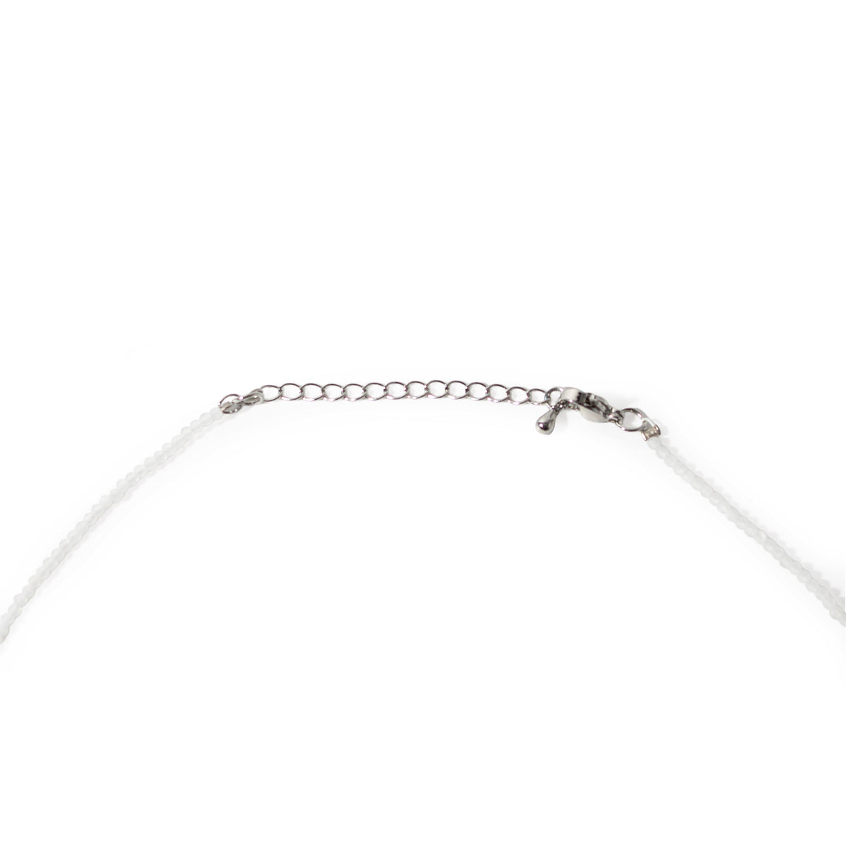 Rainbow Moonstone Bead Necklace - 2-3mm
