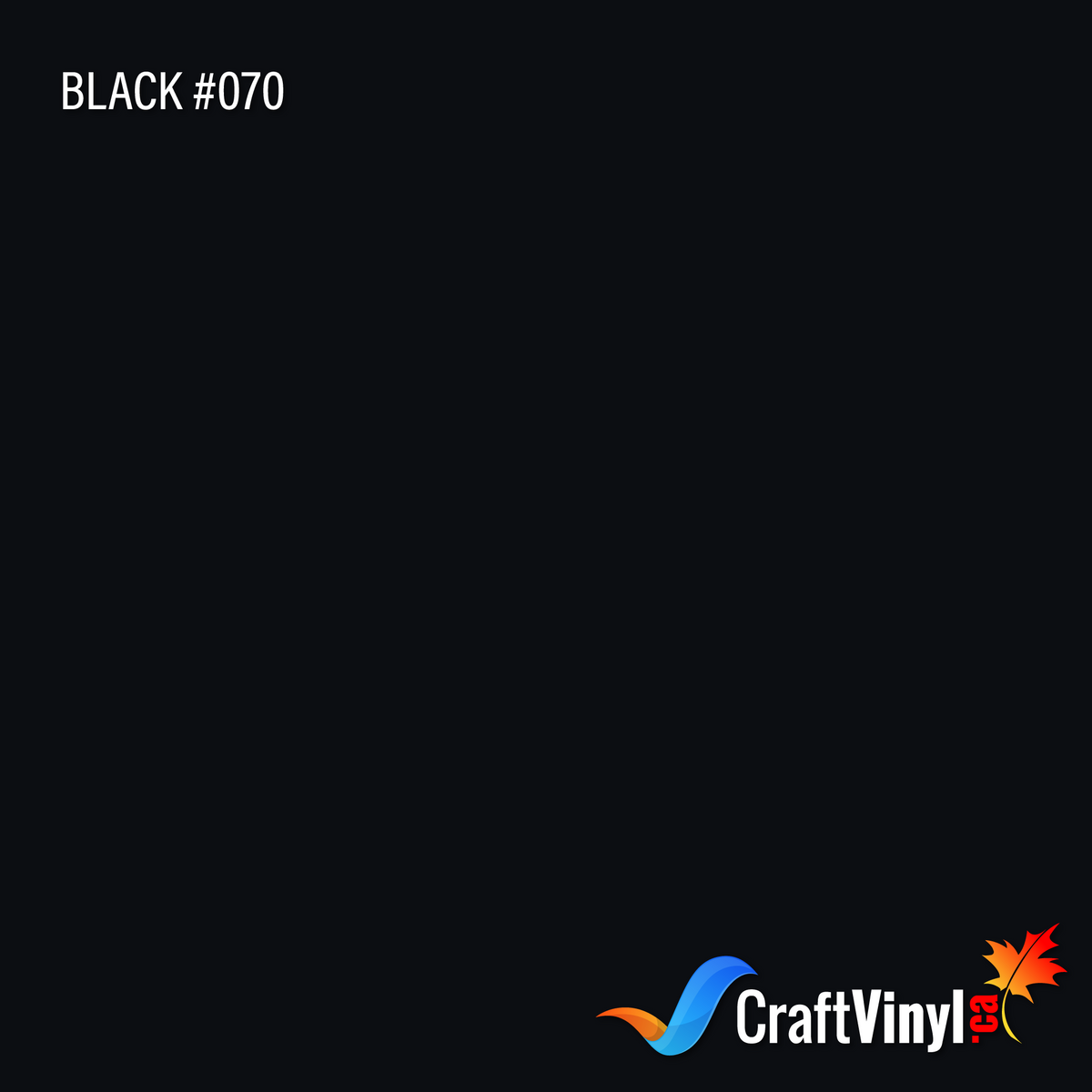Vinyle noir brillant Oracal 651 #070