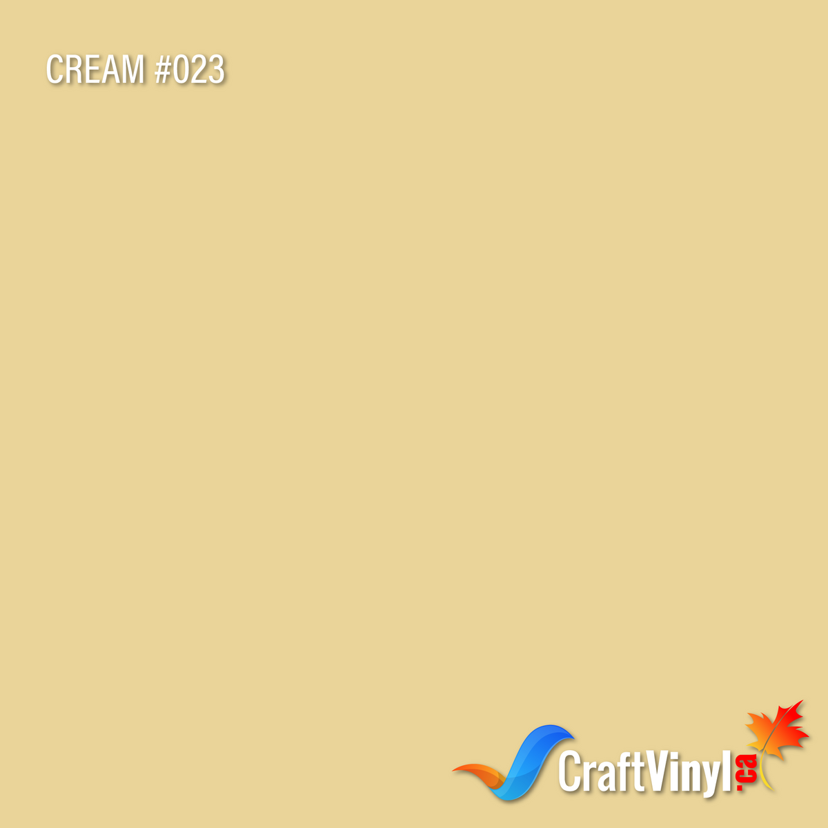 Vinyle brillant Oracal 651 Crème #023