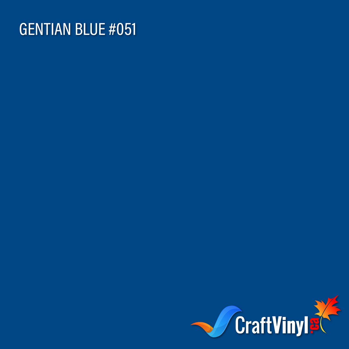 Oracal 651 Brillant Bleu Gentiane #051