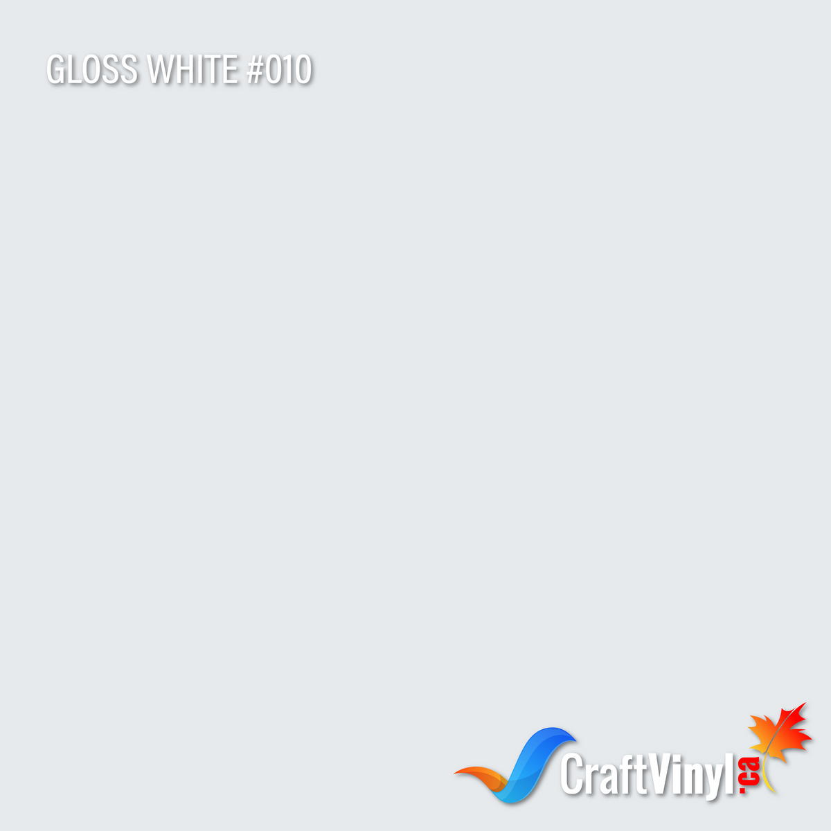 Oracal 651 Glossy White #010 12'' x 5ft