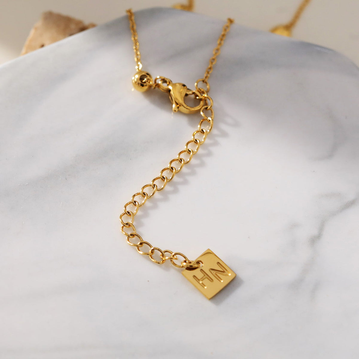 VIGO : Collier à chaîne en or à billes et ovales, sans effort et essentiel