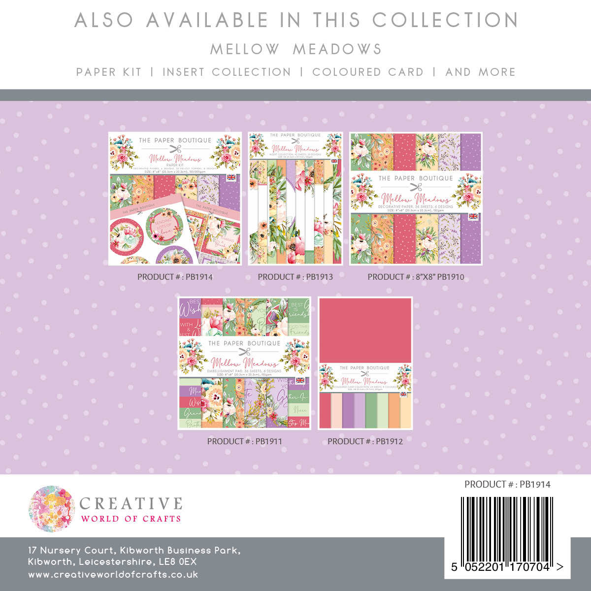 Kit de papier The Paper Boutique Mellow Meadows