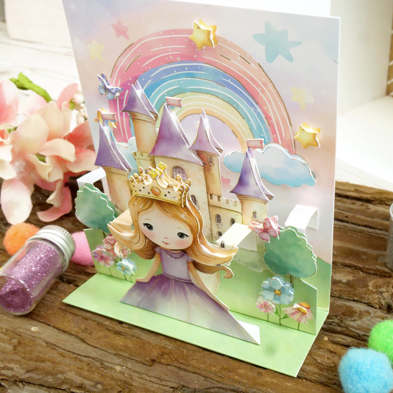 Cartes à Soufflet Pop-Up - Le Château de la Princesse