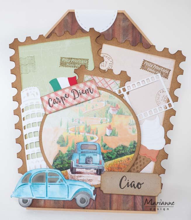 Marianne Design Masque Carte Postale