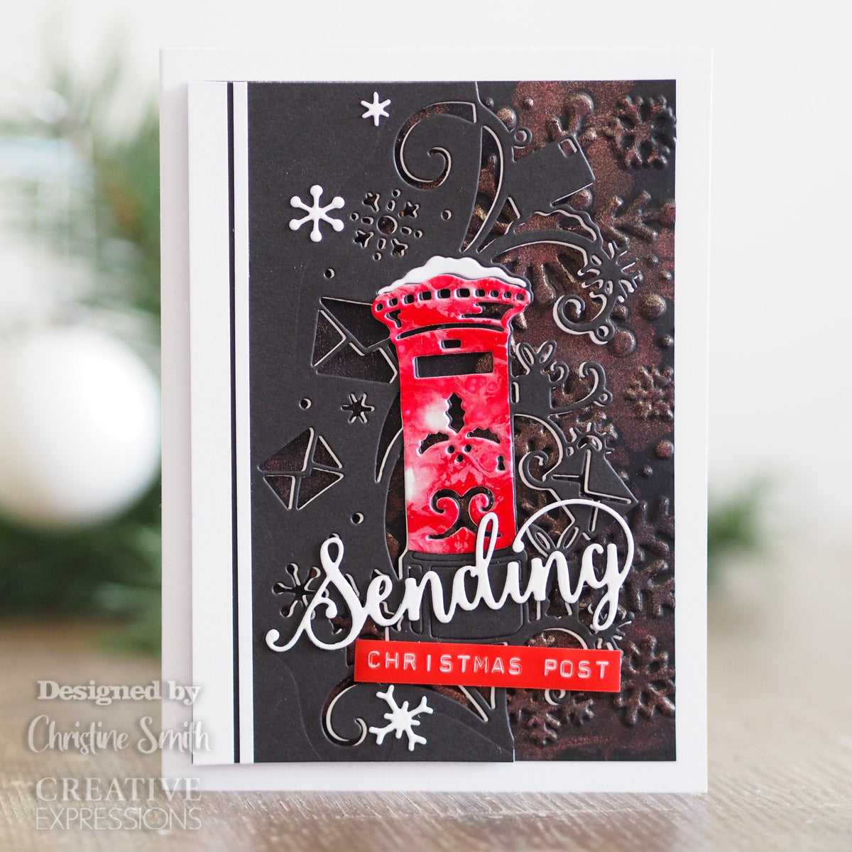 Matrice de découpe Creative Expressions Paper Cuts Christmas Post Edger