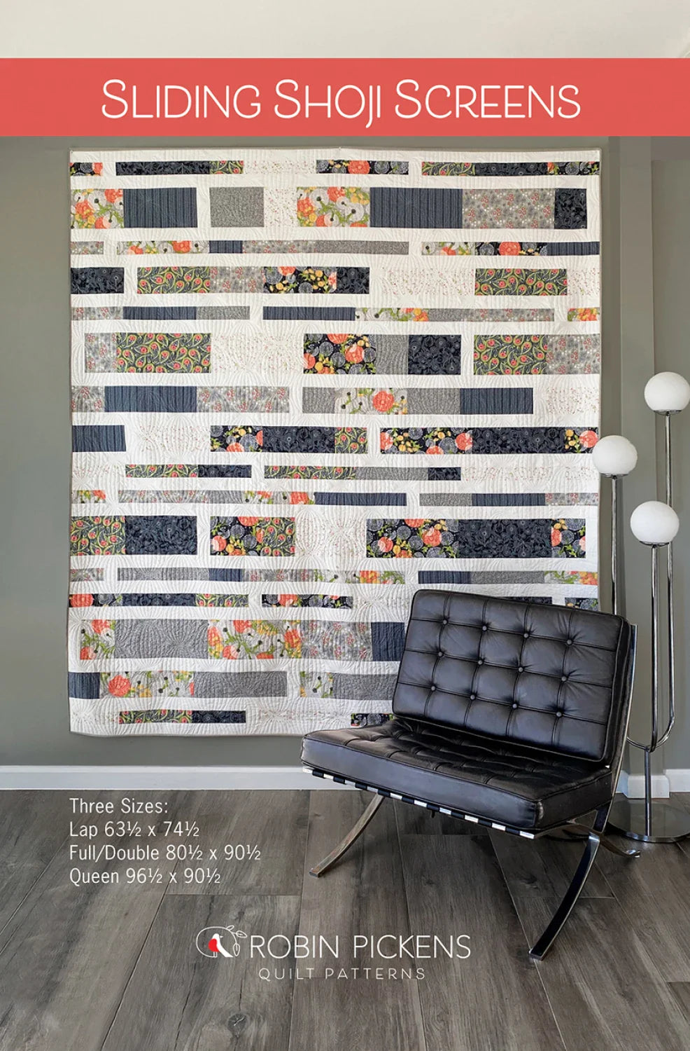 Sliding Shoji Screens Pattern by Robin Pickens