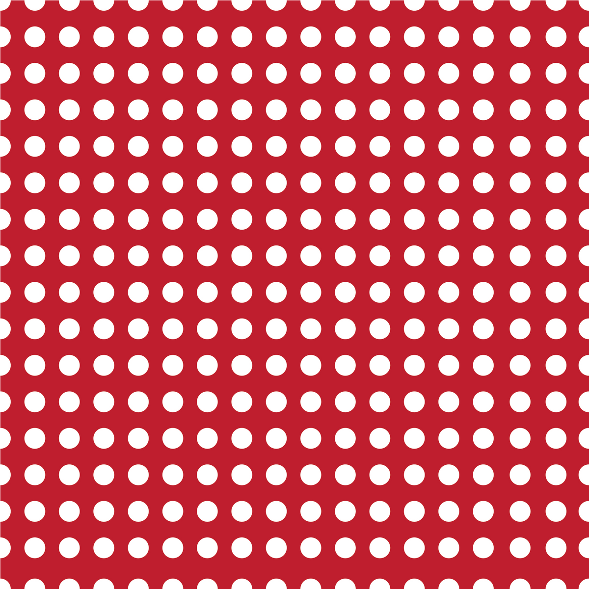 Vinyle thermocollant à motif pois rouges et blancs