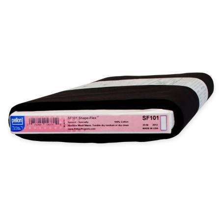 Pellon SF101 Shape-Flex Entoilage thermocollant traditionnel en coton tissé – Rouleau