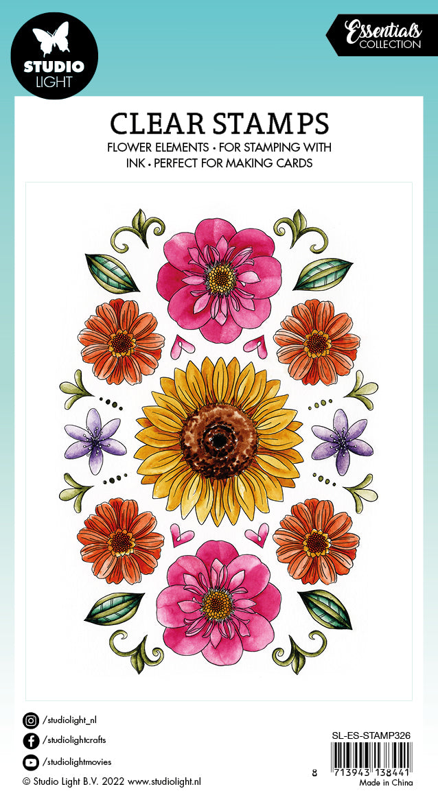 SL Clear Stamp Blooming Dream Essentials 148x105x3mm 13 PC n°326