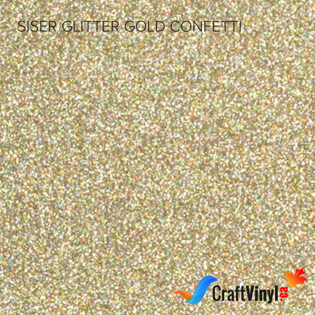 Siser Paillettes Confetti Or