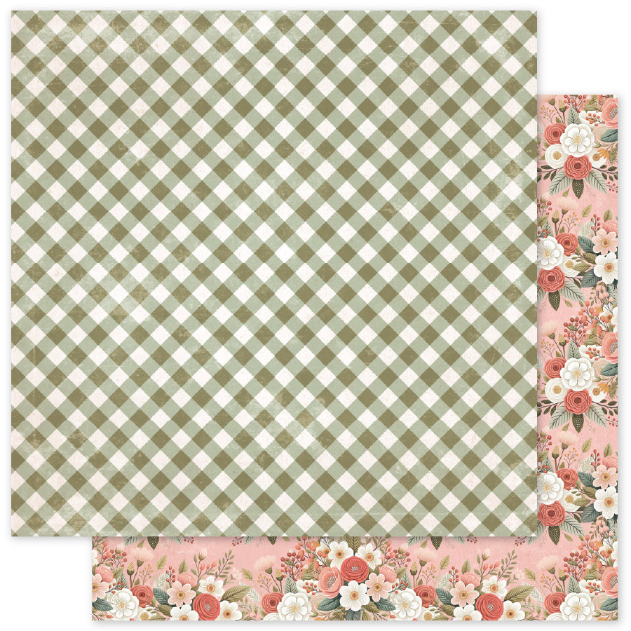 Strawberry Friends Basics D 12 x 12 Paper (12 pc Bulk Pack) 34896