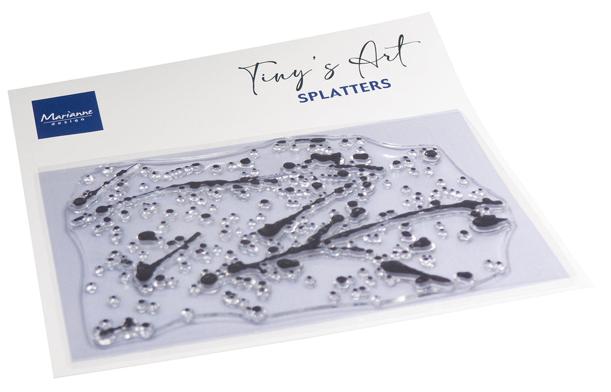 Marianne Design Tampon transparent - Tiny's Art - Éclaboussures