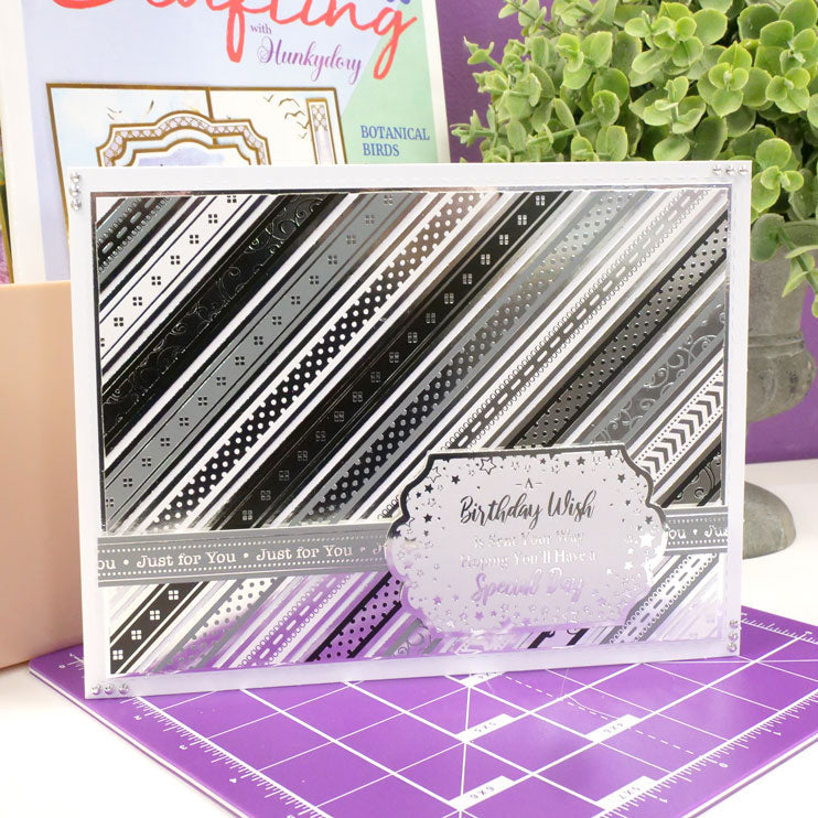 Cartes vierges pliées en tente avec bord cousu et enveloppes – Format 20,3 x 15,2 cm