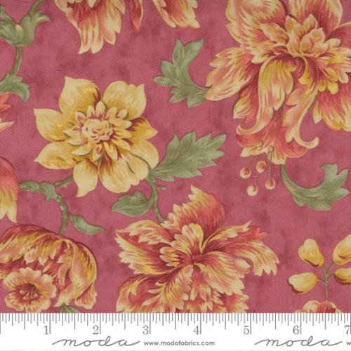 Threads that Bind, Blackbird Designs for Moda - Rose florale - 28004-16