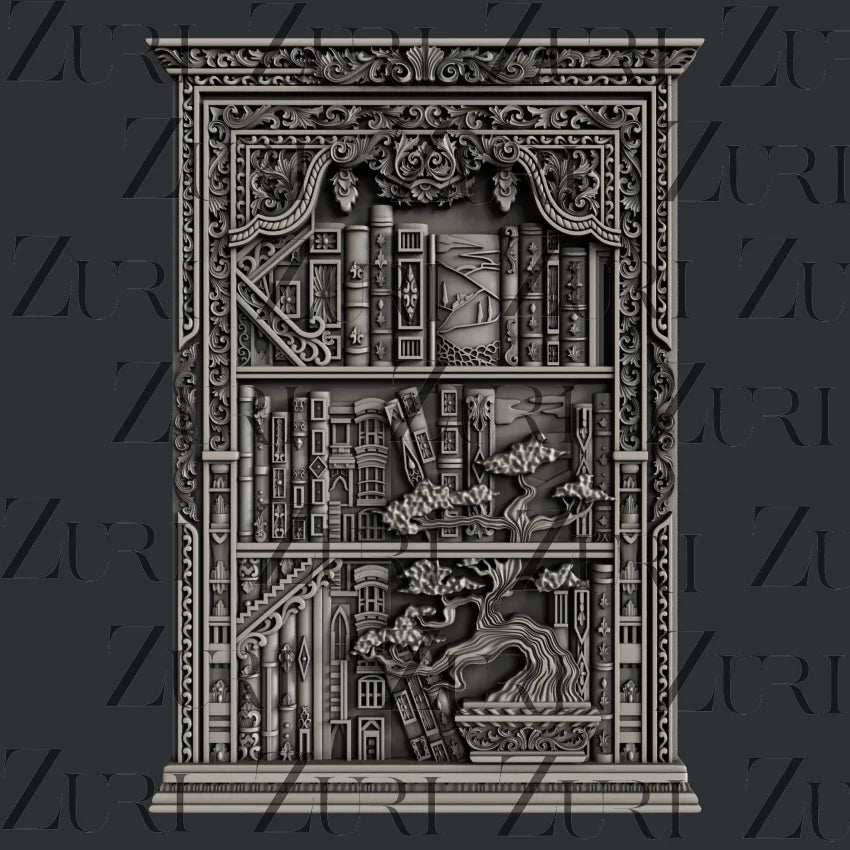 Bibliothèque vintage Zuri Designs