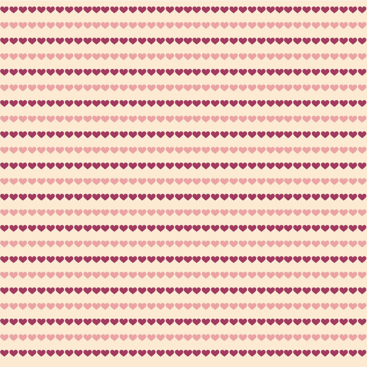 Valentines Hearts Stripes HTV