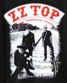 T-shirt ZZ Top The Tonnage Tour