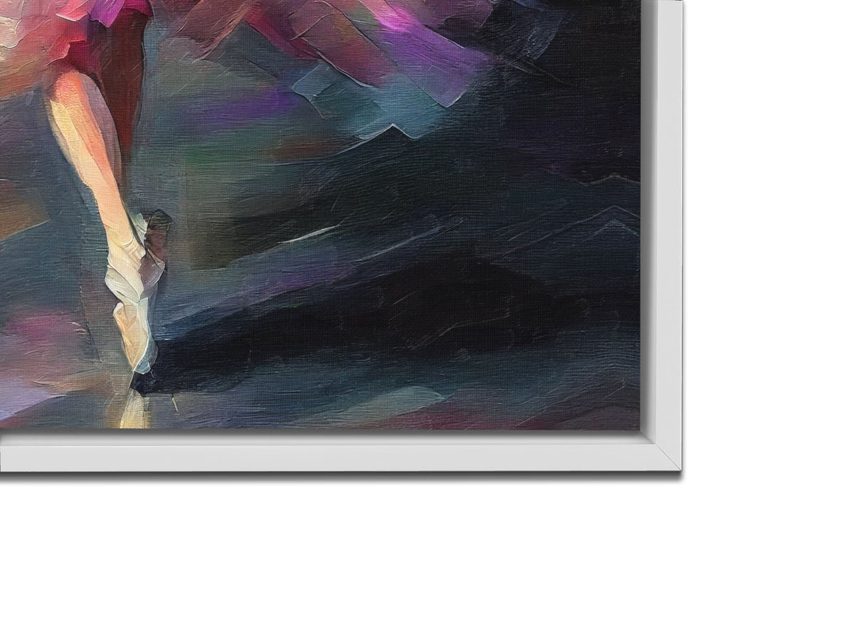 Impression sur toile Danseuse élégante Empâtement - Art figuratif - Décoration murale
